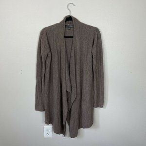 Barefoot Dreams Cozy Chic Lite Essential Island Wrap Cardigan Size S/M Brown